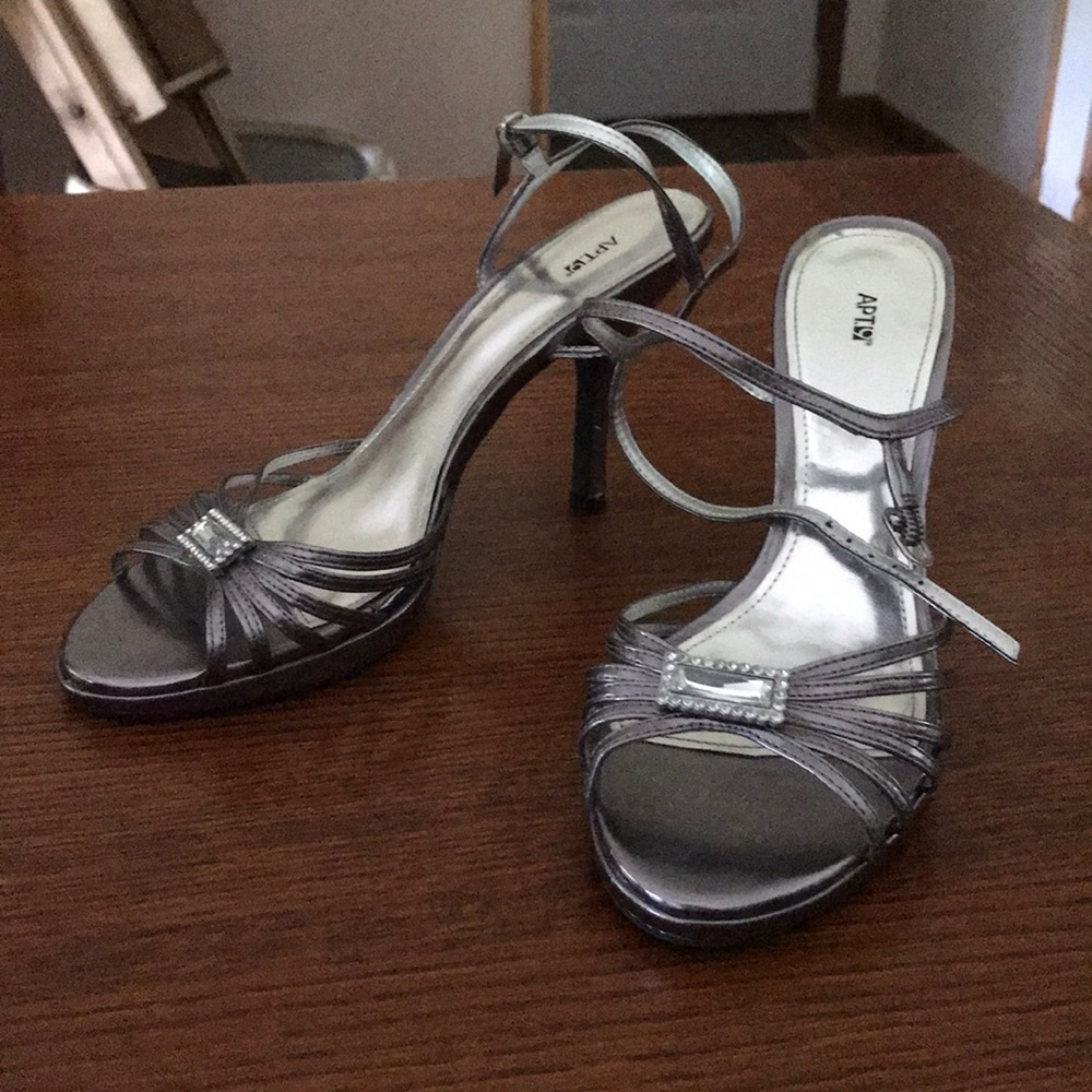 Silver heels